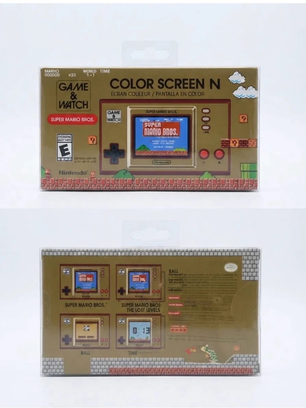Nintendo Game & Watch Color Screen N - Gold handheld